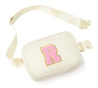 YOOLIFE Regalos de cumpleaños para niñas de 4, 5, 6, 7, 8, 9, 10, 11, 12, 13, 14, 15 años, bolsa cruzada con inicial para hermana, hija, bolsas personalizadas, regalos para adolescentes, niñas