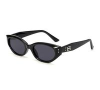 YOOMAIMU Gafas de sol protectoras UV400 de Cat's Eye para mujer. Abraza el sol con estilo, Black