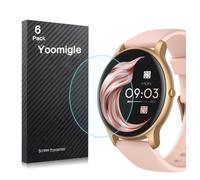Yoomigle 6 Unidades Protector de Pantalla Compatible con AGPTEK SR2 1,32" Smartwatch HD Claro Suave Protectors para Fitomo SR2 1,32 Pulgadas Reloj Flexible Película de TPU No Vidrio Alta Definicion