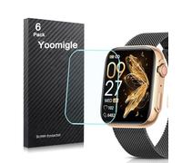 Yoomigle 6 Unidades Protector de Pantalla Compatible con DekeFit G36 1,85" Smartwatch HD Claro Suave Protectors Compatible con AIMIUVEI G36 1,85 Pulgadas Reloj Flexible Película de TPU No Vidrio