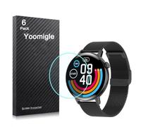 Yoomigle 6 Unidades Protector de Pantalla Compatible con Erkwei I39H 1,32" Smartwatch HD Claro Suave Protectors Compatible con ZKCREATION I39H 1.32 Pulgadas Reloj Flexible Película de TPU No Vidrio