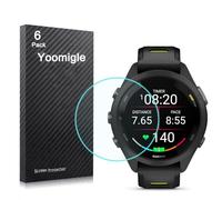 Yoomigle 6 Unidades Protector de Pantalla Compatible con Garmin Forerunner 265S Smartwatch HD Claro Suave Protectors Compatible con Garmin 265S Reloj Flexible Película de TPU No Vidrio Alta Definicion