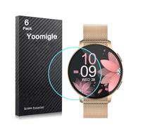 Yoomigle 6 Unidades Protector de Pantalla Compatible con HASAKEI S53 1,39" Smartwatch HD Claro Suave Protectors para Pubu Wear S53 1.39 Pulgadas Reloj Flexible Película de TPU No Vidrio