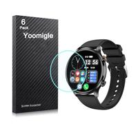 Yoomigle 6 Unidades Protector de Pantalla Compatible con TAOPON QS40 1,42" Smartwatch HD Claro Suave Protectors Compatible con NONGAMX QS40 1.39 Pulgadas Reloj Flexible Película de TPU No Vidrio