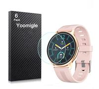 Yoomigle 6 Unidades Protector de Pantalla Compatible with AGPTEK LW11 1.3" HD Claro Suave Protectors para LW11 1.3 Pulgadas Smartwatch No Vidrio Alta Definicion