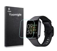 Yoomigle 6 Unidades Protector de Pantalla Compatible with MOLOCY Q23 1,69" Reloj HD Claro Suave Protectors para Nerunsa Q23 1.69 Pulgadas Smartwatch No Vidrio Alta Definicion