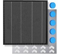 YOOPAI 400 x 400 Cama láser de Panal de 400 x 400 mm, Negro, 400×400