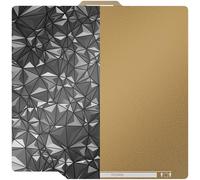 YOOPAI Placa Bambulab de Doble Cara de PEI Texturizado + PEO Liscio 257x257mm, Cama de Acero Muelle Magnético para Bambu Lab P1P/P1S/X1