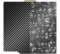 YOOPAI Placa Bambulab de Doble Cara de PET+ PEO 257x257mm, Cama de Acero Muelle Magnético para Bambu Lab P1P/P1S/X1