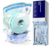 YOOPAI Sacchetti Sottovuoto per Filamenti di Stampante 3D, 30 Riutilizzabili Sottovuoto a Vuoto 34 * 30cm, Bolsa de Vacio Filamento Kit Con Prácticos Accesorios