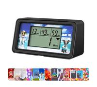 YOOREAL 9999 Días Cuenta Regresiva Digital Temporizador de Días Temporizador de Días de Cuenta Regresiva con 10 Tarjetas de Papel Alertas de Retroiluminación para Jubilación Vacaciones Boda Navidad