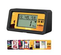 YOOREAL 9999 Días Temporizador de días de Cuenta Regresiva Digital Temporizador de días de Cuenta Regresiva con 5 Tarjetas de Papel Alertas de luz de Fondo para Jubilación, Vacaciones, Bodas, Navidad