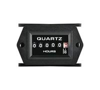 Yooreal AC 110-250V Medidor de horas mecánico, sin batería, resistente al agua para tractor, generador, inversor, barco, RV, cortacésped cero, soplador de nieve