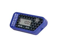 Yooreal cronógrafo inalámbrico a batería, tractor de césped, carrito de golf, motosierra, kart, trituradora de madera, separador de troncos, sensor de vibración ATV marino (Blue)