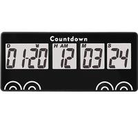 Yooreal Digital 9999 días de Cuenta Regresiva días Reloj Temporizador, Temporizador de Cuenta Regresiva de jubilación, diseño magnético, Alarma Fuerte, Pistas Vacaciones de Boda Trabajando cocinando