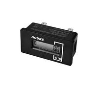 YOOREAL Digital AC/DC Hour Meter, Horas reiniciables impermeable IP67