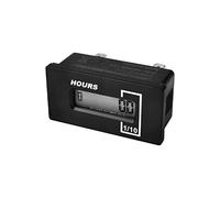 Yooreal Digital AC/DC Hour Meter, Horas reiniciables para generador Compresor de aire Calentador solar Bomba de pozo Caldera Quemador de aceite (AC85-250V, DC60-150V)