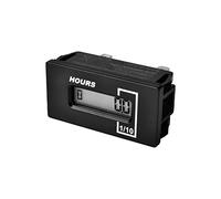 Yooreal Medidor de horas de AC/DC, medidor de horas de mantenimiento, horas reiniciables para generador, compresor de aire, bomba, caldera, quemador de aceite (AC85-250V, DC60-150V)