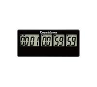 Yooreal Temporizador de Cocina Digital, Temporizador de Cuenta Regresiva de jubilación 9999 días, diseño de imán, Alarma Fuerte, Pistas de Boda, Vacaciones, Trabajo, Cocina (Black)