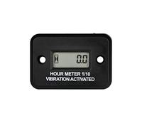 Yooreal YR-HM016 Medidor de horas de vibración inalámbrico, recordatorio de mantenimiento, para equipos de motor, generadores, cortadoras de césped, motocicletas, vehículos todo terreno, etc.