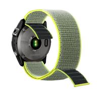 YOOSIDE Correa de nailon de 22 mm para Fenix 6, Fenix 5, Fenix 7, EPIX 2, ultraligera de secado rápido, lavable a máquina para Garmin Fenix 6 Pro/Sapphire, Fenix 5 Plus, color verde claro