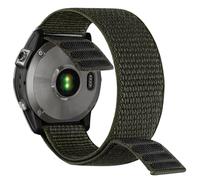 YOOSIDE Correa de nailon de 22 mm para Fenix 6, Fenix 5, Fenix 7, EPIX 2, ultraligera de secado rápido, lavable a máquina para Garmin Fenix 6 Pro/Sapphire, Fenix 5 Plus, color verde oscuro