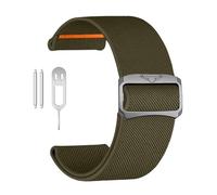 YOOSIDE Correa de nailon suave y elástica para Garmin Instinct 3 45 mm / Instinct 2 Solar, correa de nailon elástico ajustable trenzada para Forerunner 970, 22mm, Nailon, No es una piedra preciosa