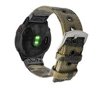 YOOSIDE Correa de reloj de 26 mm QuickFit para Fenix 6X Pro/Sapphire, tela de camuflaje suave y transpirable, correa de gran tamaño para Garmin Fenix 5X/5X Plus, Fenix 3/3 HR, Tactix Bravo/Charlie