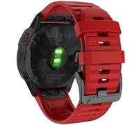 YOOSIDE Correa de reloj de ajuste rápido y fácil para Garmin Fenix 6X Pro/Sapphire, correa de silicona suave hipoalergénica deportiva impermeable para Garmin Fenix 5X/5X Plus, Fenix 3, Quatix 3