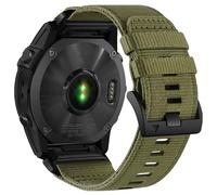 YOOSIDE Correa de reloj de nailon resistente para Garmin Fenix 7X / Fenix 6X / Fenix 5X/Enduro, ajuste rápido de 26 mm, correa deportiva de nailon tejido ajustable con cierre de acero inoxidable para