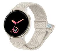 YOOSIDE Correa elástica trenzada de 20 mm con cierre magnético para Garmin Vivoactive 5/Venu Sq/Venu 2 Plus, correa de nailon elástica para reloj de pulsera para Forerunner 165, 20mm, Nailon, Sin