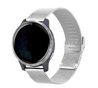 YOOSIDE Correa para Garmin Venu Sq 2 / Venu 2 Plus/Vivoactive 6 / Vivoactive 5, malla de acero inoxidable y metal, 20 mm, correa de repuesto para Forerunner 570 42 mm, Approach S50, 20mm