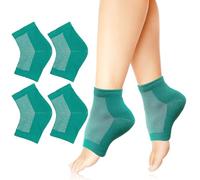 Yoosolle - Calcetines de gel hidratante para pies secos y agrietados, 2 pares, calcetines de spa para tratamiento de talón agrietado, curan talones secos, cuidado nocturno de la piel, cuidado de los