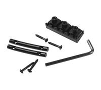 Yootones - 1 juego de tuercas de bloqueo para guitarra y barras de tensión compatibles con Floyd Rose trémolo puente de guitarra (negro)