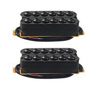 Yootones - 1 par de pastillas para guitarra eléctrica con imán de cerámica de alta salida N/B, compatible con pastilla de guitarra eléctrica (negro)