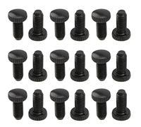 Yootones - 18 tornillos de afinación finos para puente de guitarra eléctrica de repuesto para puente de trémolo compatibles con guitarra eléctrica Floyd Rose (negro)
