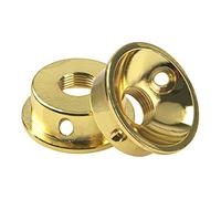 Yootones - 2 conectores de guitarra eléctrica de 6,35 mm compatibles con Tele Telecaster (dorado)