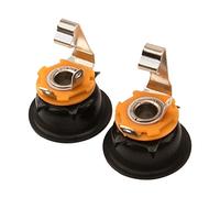Yootones - 2 conectores de salida estéreo de guitarra de 1/4 pulgadas compatibles con Fender Telecaster TL - Accesorios de guitarra (Negro)