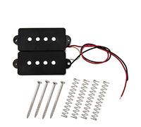 Yootones 2 pastillas Humbucker abiertas para graves compatibles con 4 cuerdas P Bass de repuesto (negro)