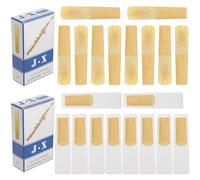Yootones 20 cañas de saxofón soprano para saxofón soprano, tamaño 2.5, fuerza 2 1/2, cañas de saxofón soprano de bambú para saxofón soprano saxofón saxofón saxofón