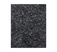 Yootones 20 x 17 cm Acústico Golpeador Material en blanco Auto Ahesive Guitarra Pick Guard Hoja de placa de rasguño (perla negra)