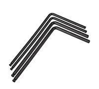 Yootones 4 piezas de 4 mm y 5 mm para guitarra, llave Allen con extremo de bola para guitarra acústica Martin, ajuste de barra de braguero para ajuste profundo o estrecho de braguero (negro)