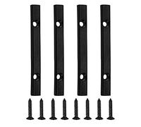 Yootones - Barra de retención de cuerda de guitarra de metal de 48 mm con tornillos de repuesto, compatible con guitarra eléctrica Floyd Rose estilo trémolo (negro)