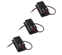 Yootones - Caja de batería para guitarra de 9 V, con cable de enchufe de 2 pines, compatible con pastilla de guitarra y bajo (negro)