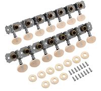 Yootones Clavijas de afinación de metal de 14 cuerdas para guitarra, teclas de afinación 7R7L, sintonizadores 1:15, compatibles con guitarras de 14 cuerdas