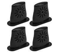 Yootones Humidificador de ukelele pequeño para sopranos, conciertos, tenores y barítono, juego de 4 piezas, color negro