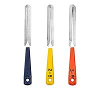 Yootones - Juego de 3 limas de guitarra para reparación de uñas, herramienta de reparación de guitarras de acero inoxidable para mandolina bajo, banjo Ukulele reparación