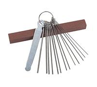 Yootones - Juego de limas de tuerca de sillín de puente de guitarra, 13 limas de acero inoxidable de diferentes tamaños con piedra de molienda compatibles con guitarra acústica eléctrica, ukelele