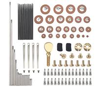 Yootones - Juego de reparación de saxofón alto con lengüeta, almohadilla de sonido, tuerca, tornillos, muelles, compatible con accesorios de instrumentos musicales de saxofón