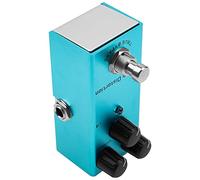 Yootones Mini pedal de efectos de guitarra eléctrica, carcasa de metal, adaptador de 9 V CC alimentado por True Bypass para kit de guitarra eléctrica múltiple (distorsión crujiente)